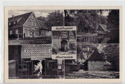 Haarmühle mit 5 Abbildungen gelaufen, mit Marke und Stempel von 1960. Gute Erhaltung.