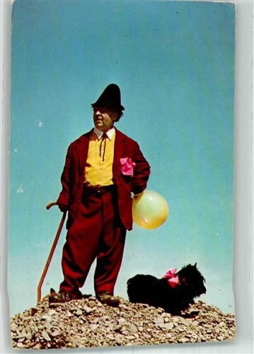 Zirkusclown Karandash mit Hund