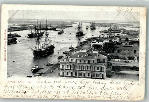 Port Said 1903 Hafen