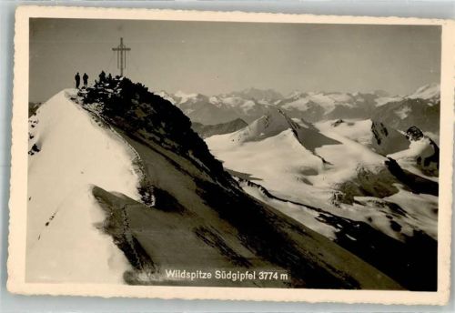 Sölden 1943 Gipfelkreuz Wildspitze