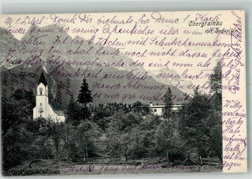 Obergrainau 1904 Adelskorrespondenz Zugspitze