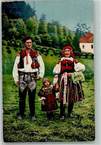 Uhersky Brod 1924 Volkstracht aus Vlcnov