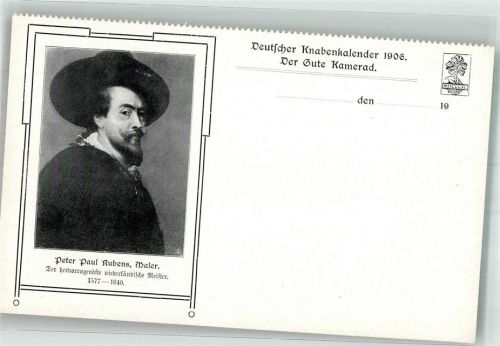 Deutscher Knabenkalender 1906 Peter Paul Rubens