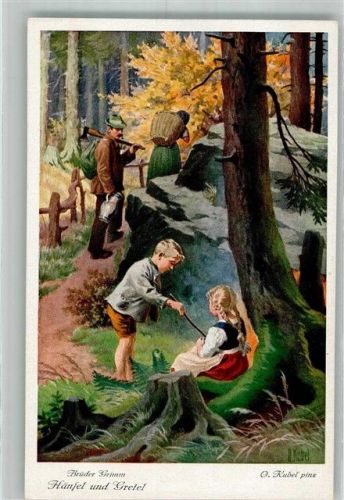 Hänsel u. Gretel Gebrüder Grimm F.Ph.G.Serie 125 Nr. 3713