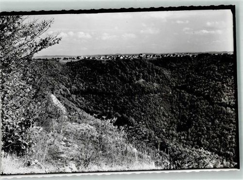 72584 W7435 Hülben FOTO KEINE AK Panorama des Ortes Foto Original aus Archiv eines Ansichtskartenverlags Ort handschriftlich Ort handschriftlich