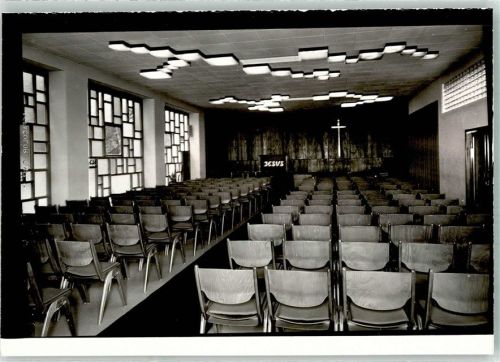 Erzhausen Bibelschule Saal Foto Original aus Archiv eines Ansichtskartenverlags Ort handschriftlich