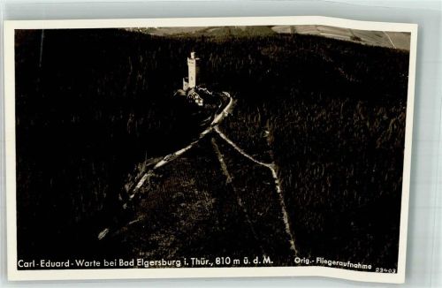 Elgersburg Fliegeraufnahme Carl Eduard Warte 810 m