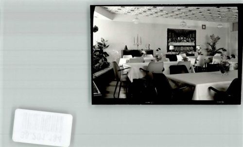 Fussingen Gasthaus Haus Schönblick Gaststube Foto Original aus Archiv eines Ansichtskartenverlags Ort handschriftlich