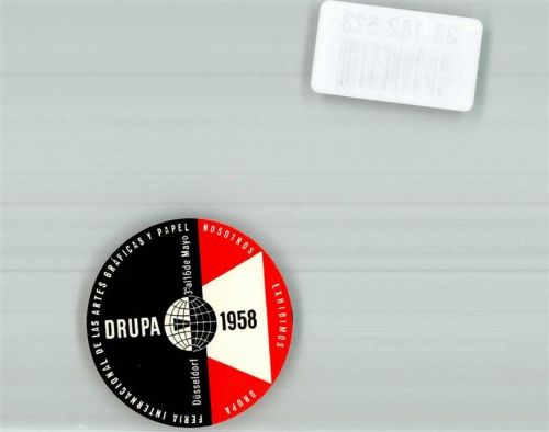 Düsseldorf DRUPA 3.-11.5.1958