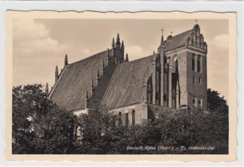 Deutsch-Eylau / Ilawa. evangelische Ordenskirche ungelaufen Top Erhaltung.