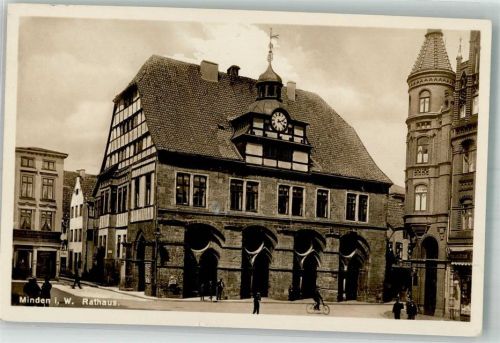 Minden 1937 Rathaus Verlag Hermann Lorch 3125