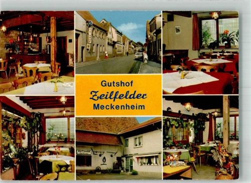 Meckenheim Gutshof Zeilfelder Gasthaus Gastraum Pflanzen Auto