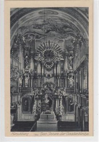 Hirschberg im Riesengebirge Hirschberg / Jelenia Góra. Innere der Gnadenkirche ungelaufen Sehr gut erhalten.