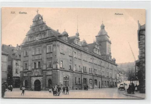 Gotha Gotha Rathaus ungelaufen Gute Erhaltung.