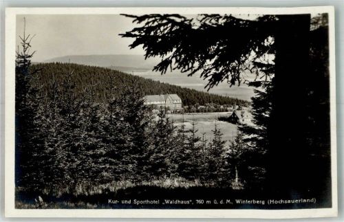 Winterberg 1933 Kur- und Sporthotel Waldhaus