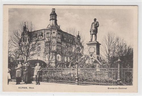 Düren Düren. Bismarck-Denkmal ungelaufen Gute Erhaltung.