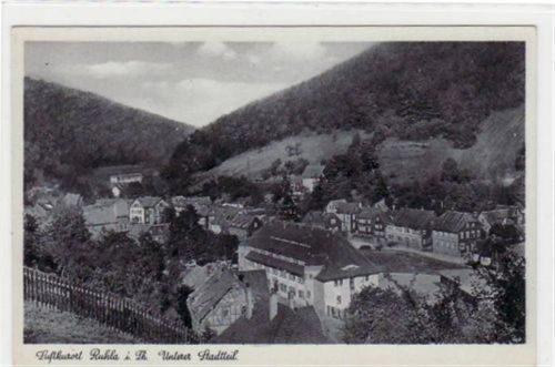 Ruhla Ruhla i. Thür. untere Stadtteil ungelaufen Top Erhaltung.