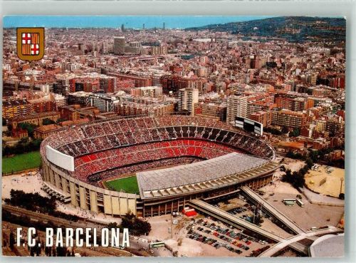 Barcelona Fliegeraufnahme F.C. Barcelona
