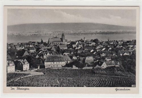 Geisenheim Geisenheim im Rheingau. Gesamtansicht ungelaufen Gute Erhaltung.