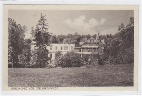 Elend Elend bei Schierke im Harz. Waldmühle von der Kirchwiese aus gesehen gelaufen. Leichg Bug unten links, sonst gut erhalten.