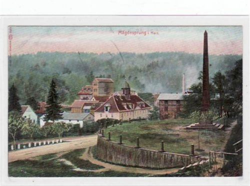 Mägdesprung i. Harz mit Teilansicht ungelaufen kleiner Knick unten links, sonst gut erhalten.