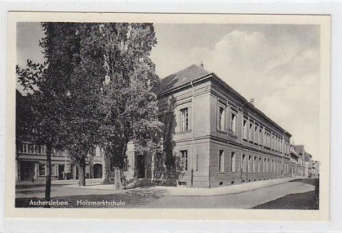 Aschersleben AK von der Holzmarktschule in Aschersleben ungelaufen Sehr gute Erhaltung.