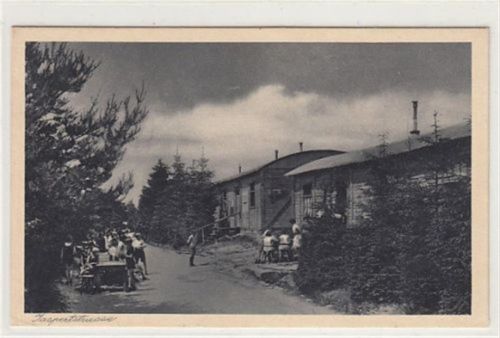 Kinderdorf Wegscheide bei Bad Orb. Jaspertstrasse gelaufen, Marke entfernt, Abrißspuren. Gute Erhaltung.