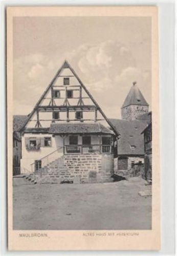 Maulbronn Maulbronn. ein Blick auf ein altes Haus Hexenturm ungelaufen Gute Erhaltung.