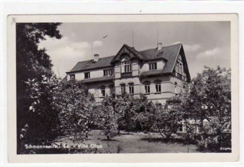 Schmannewitz Schmannewitz mit Villa Olga ungelaufen Gute Erhaltung.