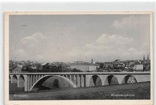 Pirmasens Pirmasens. Partie an der Hindenburgbrücke gelaufen. Leicht fleckig, sonst gut erhalten