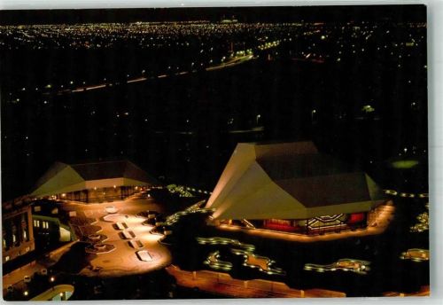 Adelaide Fliegeraufnahme Festival Theatre at Night Australien