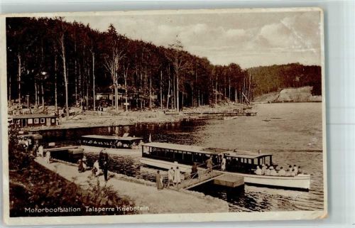 Waldheim Motorbootstation Talsperre Kriebstein Boot