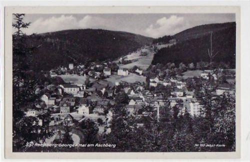 Sachsenberg-Georgenthal Sachsenberg - Georgenthal mit Gesamtansicht ungelaufen Leichter Knick auf der rechten Seite in der Mitte, sonst gut erhalten