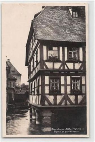 Forchheim Forchheim. Partie an der Wiesent gelaufen. Leicht bügig, sonst gut erhalten