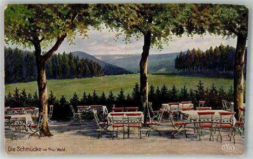 Schmücke 1924 Die Schmücke Thüringer Wald Terrasse Wiro