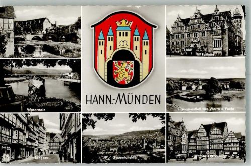 Hann Münden Langestrasse Marktplatz Rathaus