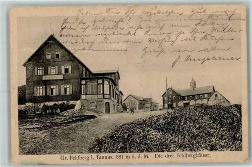 Am Feldberg Gr. Feldberg im Taunus die drei Feldberghäuser