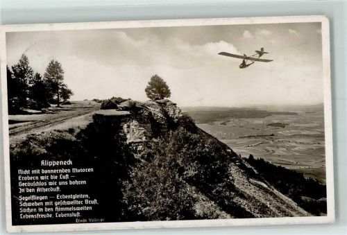 Klippeneck Segelflieger Gedicht Erwin Vollmer