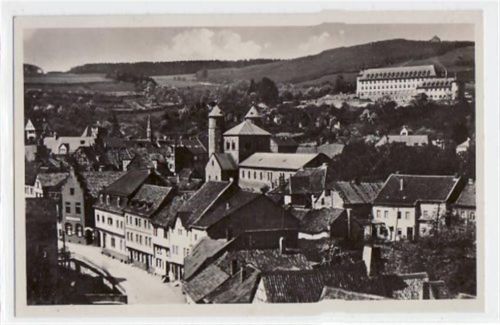 Bad Münstereifel mit Kneipp - Kuranstalt gelaufen und Bahnpoststempel von 1929, Zug Nr. 1952. Leichter Bug unten rechts, sonst gut erhalten