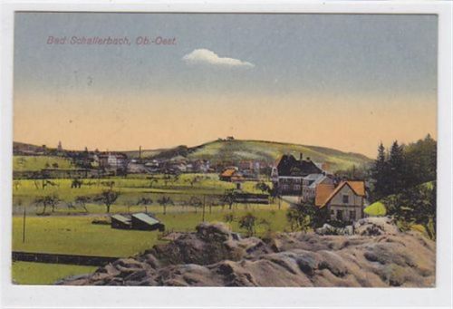 AK von Bad Schallerbach. Teilansicht gelaufen 1927. Gute Erhaltung. PLZ 4701.