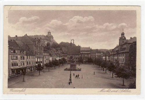 Weißenfels Weißenfels mit Partie am Markt ungelaufen Leichter Knick unten links und rechts, sonst gut erhalten.