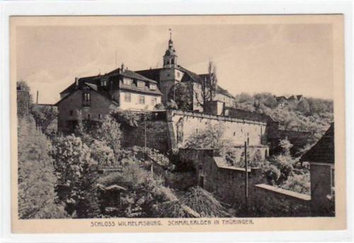 Schmalkalden Schmalkalden mit Partie am Schloß Wilhelmsburg ungelaufen Top Erhaltung.