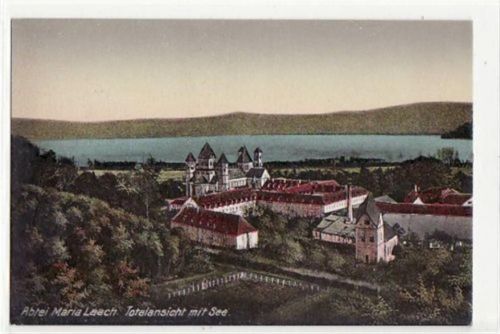 Abtei Maria Laach und See ungelaufen Gute Erhaltung.