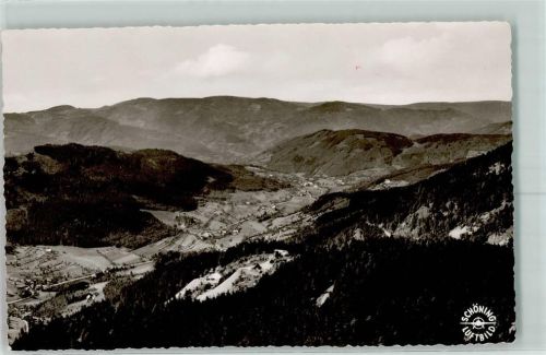 Seebach Schwarzwaldhochstraße B500 Seebachtal Fliegeraufnahme Notopfermarke