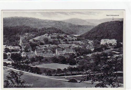 Neustadt mit Gesamtansicht gelaufen von 1935. Gute Erhaltung.