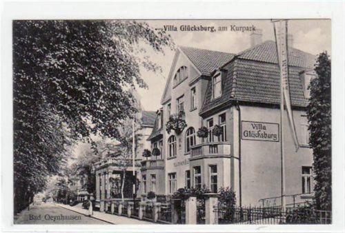 Bad Oeynhausen Bad Oeynhausen mit Villa Glücksburg am Kurpark ungelaufen Top Erhaltung.