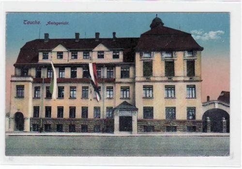 Taucha mit Amtsgericht ungelaufen Gute Erhaltung.