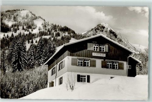 Unterjoch Alt Württemberger Haus Allgäuer Alpen Schnee Winter