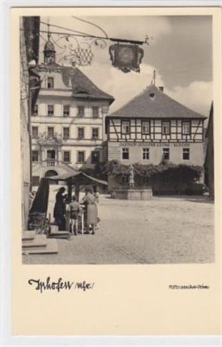 Iphofen mit Gasthof " Goldene Krone " ungelaufen Top Erhaltung.