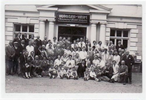 Nordsee-Heim, Ferienheime f. Handel u. Industrie, Gruppenfoto ungelaufen Gute Erhaltung.